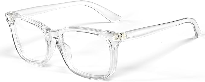 VISOONE Blue Light Blocking Glasses Square with Anti Computer Glare for Gaming Women and Men MONTANA